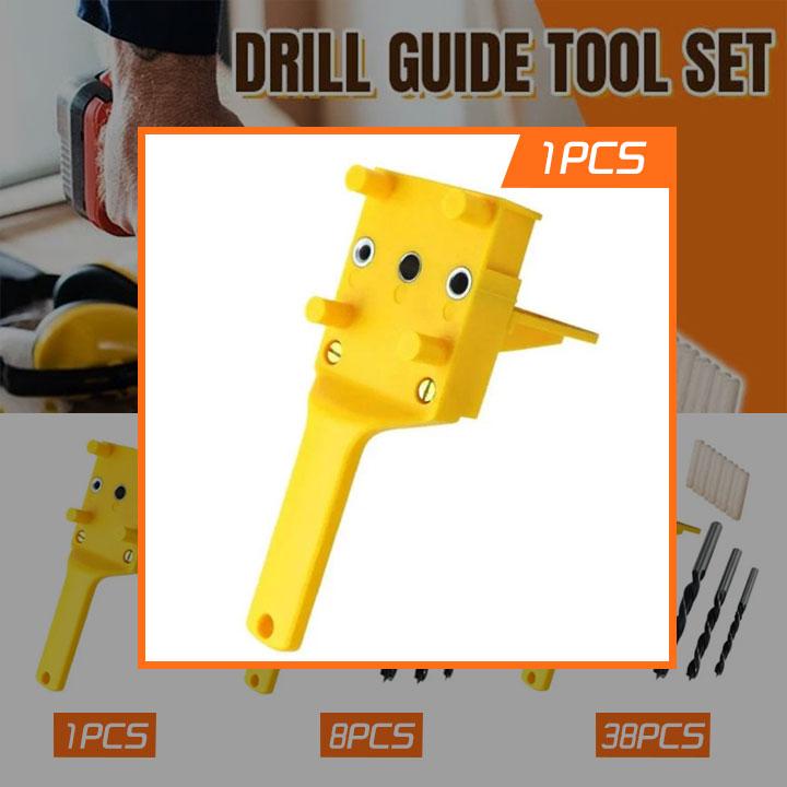 CARPENTRY POCKET HOLE DRILL GUIDE TOOL SET