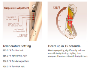 2 in 1 Hair Straightener