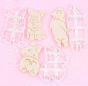 Dog Shaped Cookie Molds