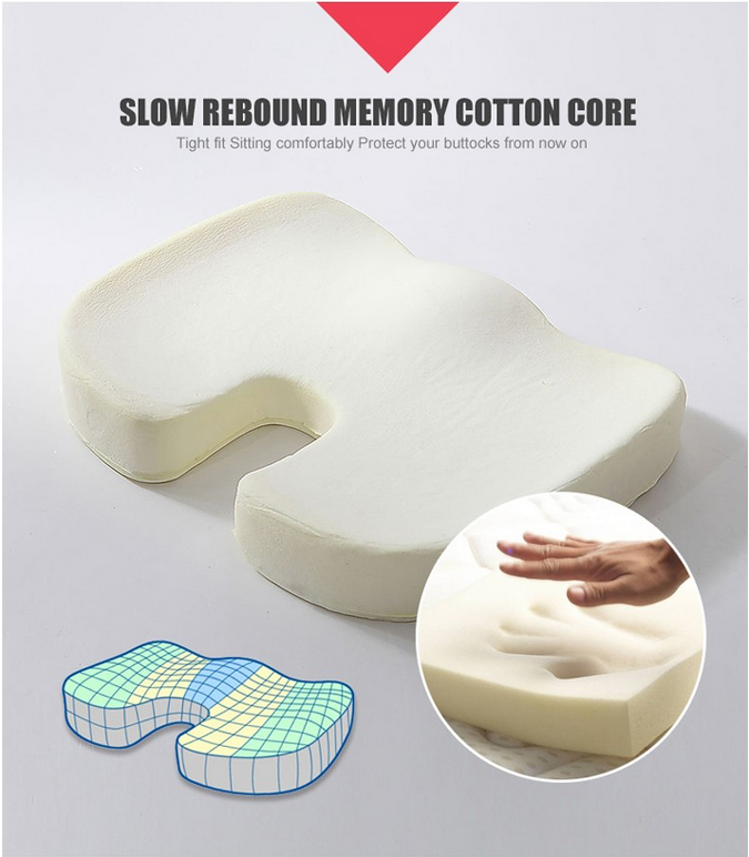 Memory Foam Seat Cushion and Lumbar Support