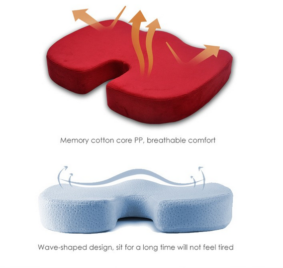 Memory Foam Seat Cushion and Lumbar Support