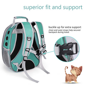 C&C Transparent Space Capsule Pet Backpack Carrier