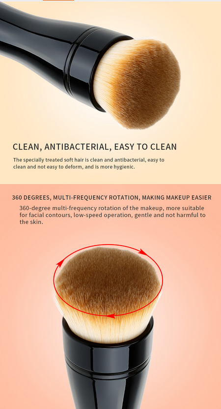 Handle rechargeable electric makeup brush