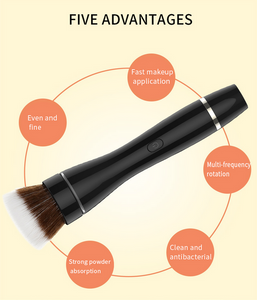 Handle rechargeable electric makeup brush