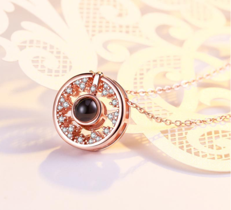 S925 Fashion Pendant Sterling Silver Necklaces Collarbone Chain Round Necklaces
