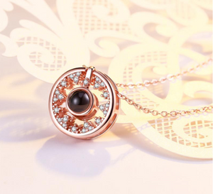 S925 Fashion Pendant Sterling Silver Necklaces Collarbone Chain Round Necklaces