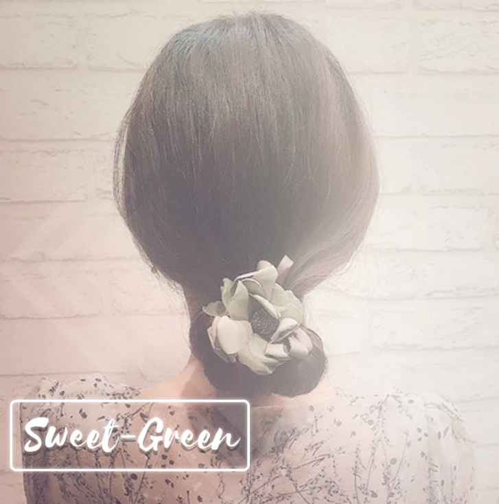 Floral French Hair Bun Maker（3 PCS)