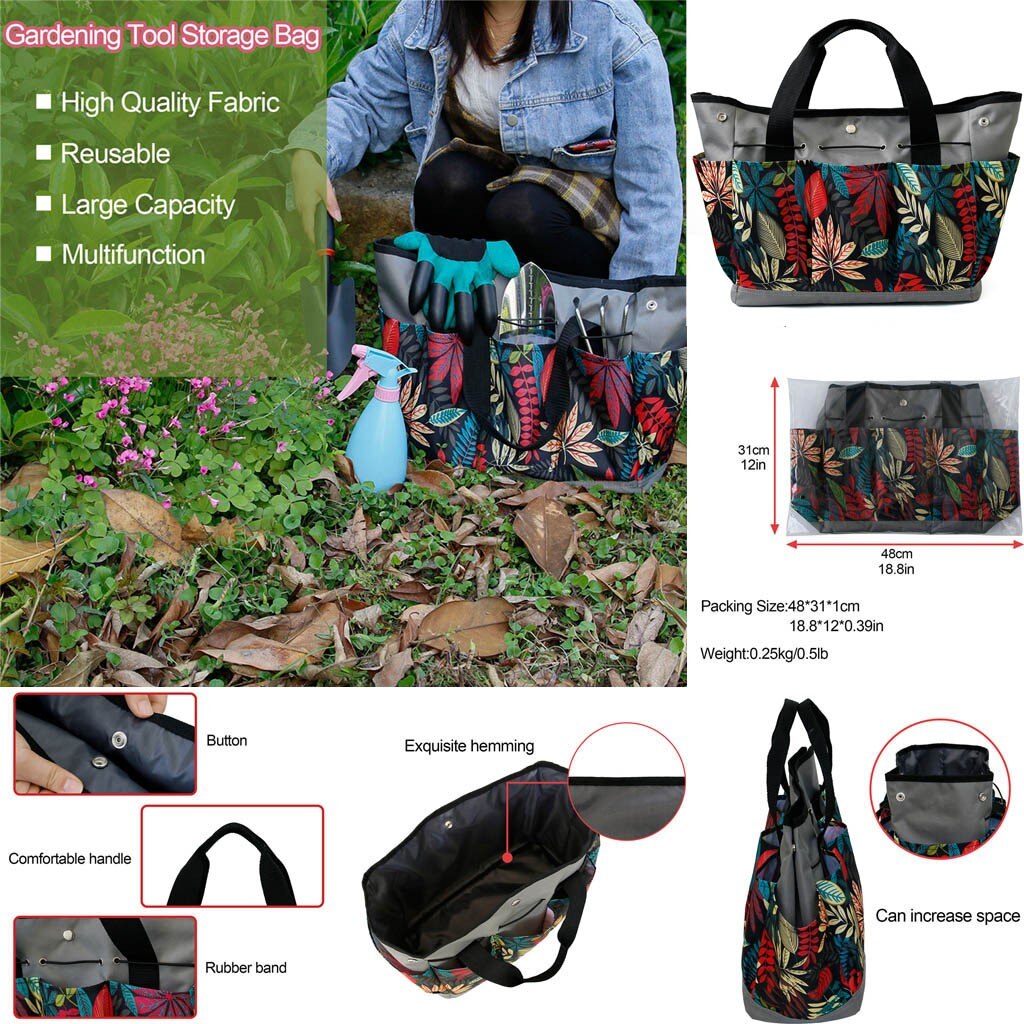 🔥Christmas Hot🔥Multifunctional portable garden tool bag