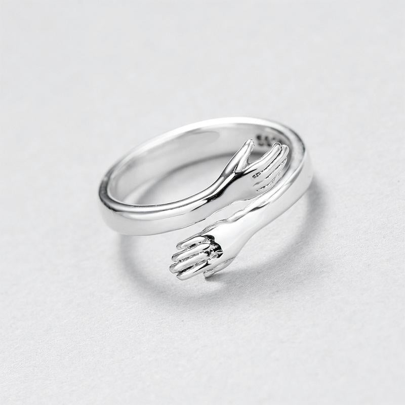 Couple hug ring