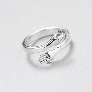 Couple hug ring