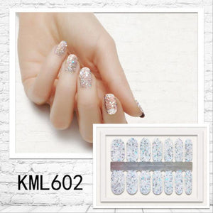 5 pack Nail Glitter Women Girls Manicure Set(70 pcs)
