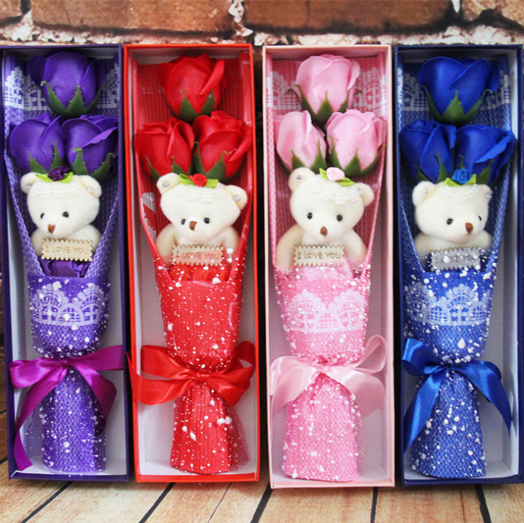 💝Valentine's Days HOT SALE💝Plush Bear Bouquet