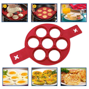 🔥Christmas Hot Sale🔥Non-stick Silicone Pancake Mold Ring