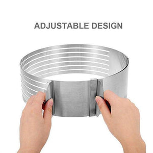 🔥Christmas Hot Sale🔥Adjustable Stainless Steel Cake Slicer
