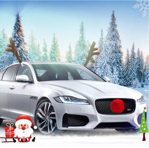 🔥Christmas Hot Sale🔥Car Reindeer Antlers & Nose Decorations