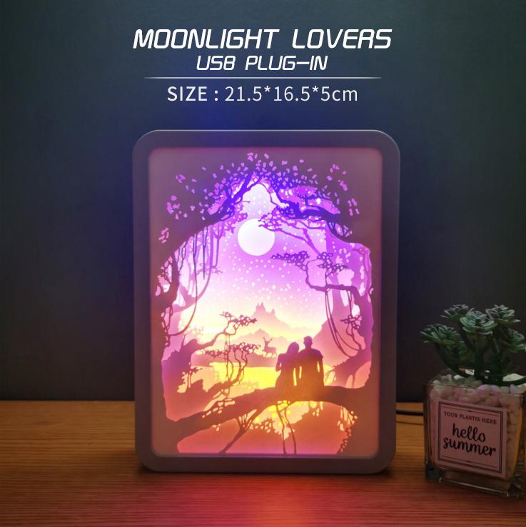 3D LED Paper Night Lamp