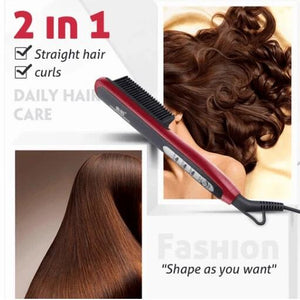 【New Year Promotion-48% Off】Hair Straightener Styling Comb
