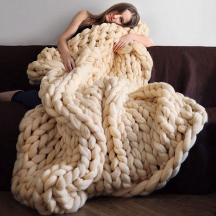 🔥Christmas Sale🔥Chunky Knit Blanket