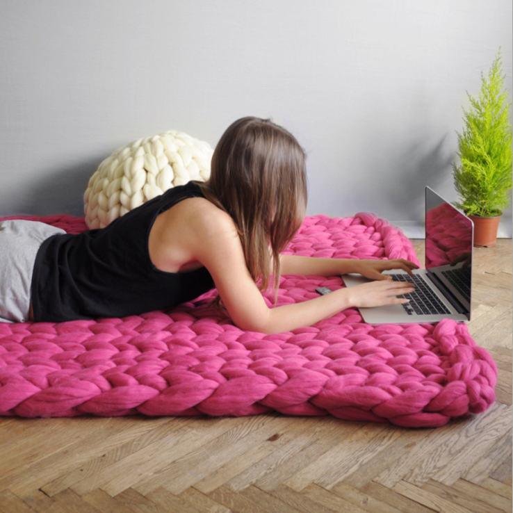 🔥Christmas Sale🔥Chunky Knit Blanket