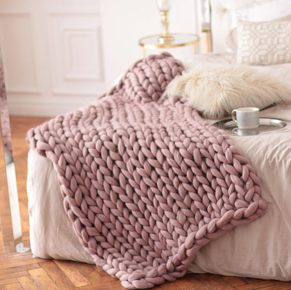 🔥Christmas Sale🔥Chunky Knit Blanket