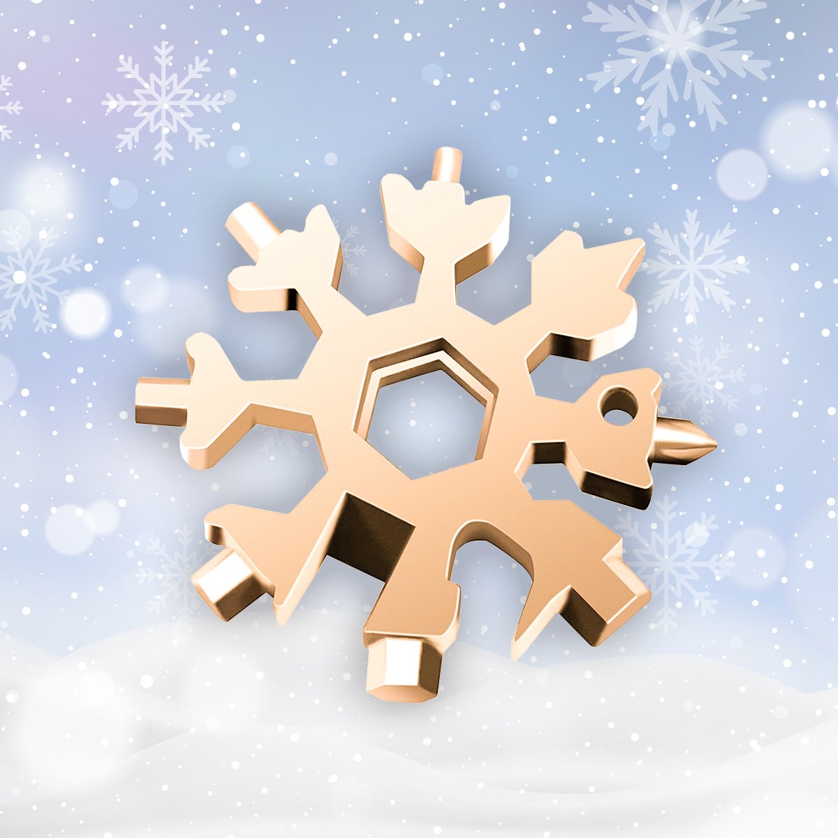 18-in-1 snowflakes multi-tool