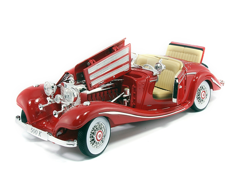 1:18-Scale Mercedes-Benz 500K Special Roadster Diecast Car