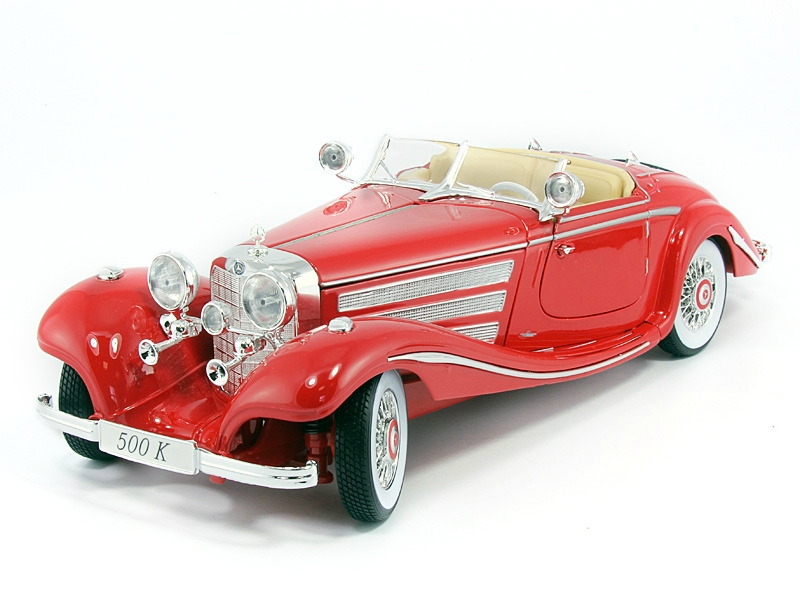 1:18-Scale Mercedes-Benz 500K Special Roadster Diecast Car