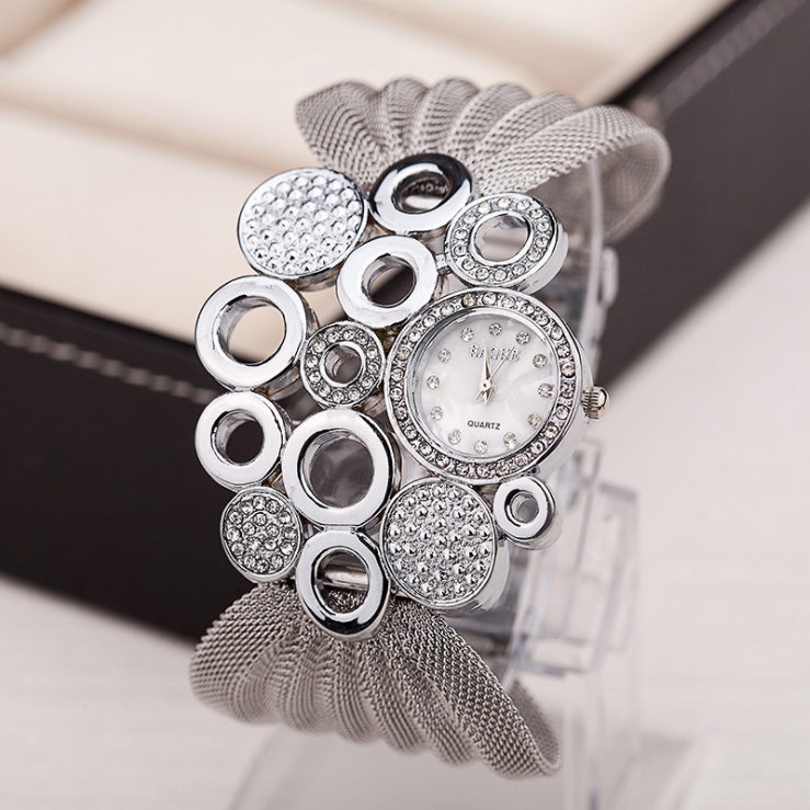 Elegant Butterfly Gold Watch
