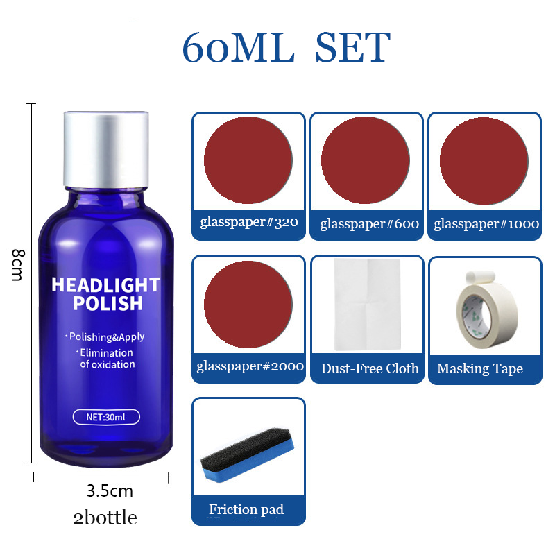Car Headlight Repair Fluid
