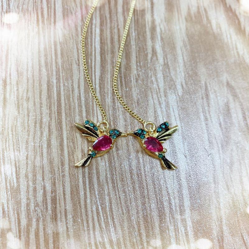 🔥Christmas Hot Sale🔥Ladies Elegant Hummingbird Rhinestone Stud Earrings
