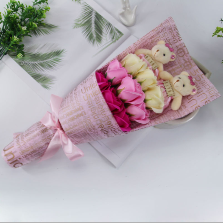 💝Valentine's Days HOT SALE💝Plush Bear Bouquet(Free Shipping)
