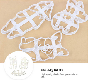 Dog Shaped Cookie Molds