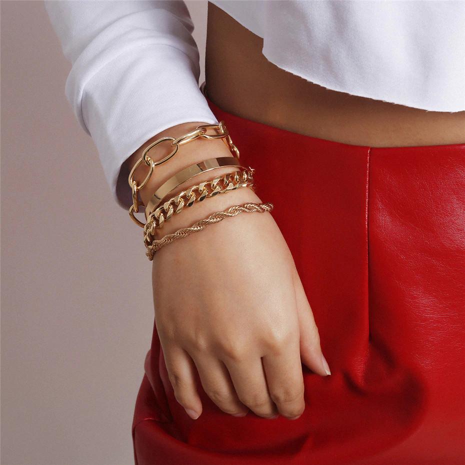 4pcs Bohemian Bracelets Set
