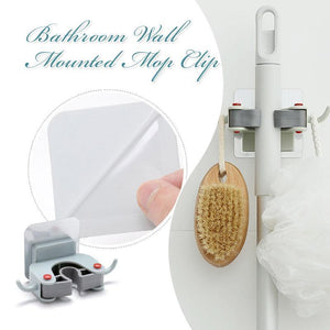 🔥Christmas Hot Sale🔥Bathroom Wall Mounted Mop Clip