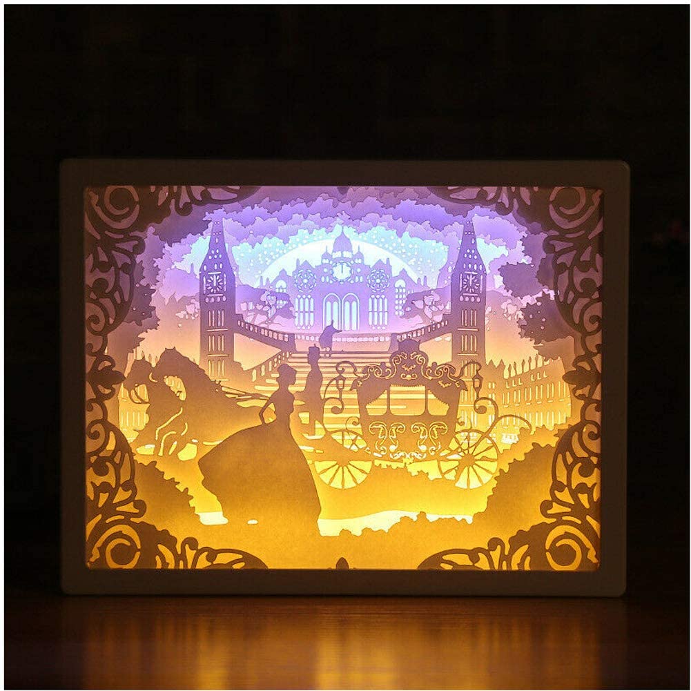 3D LED Paper Night Lamp