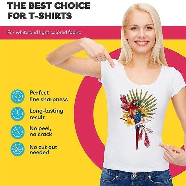 [NEW YEAR FLASH SALE] EASY MAKE FABRIC HEAT TRANSFER PAPER (10PCS)