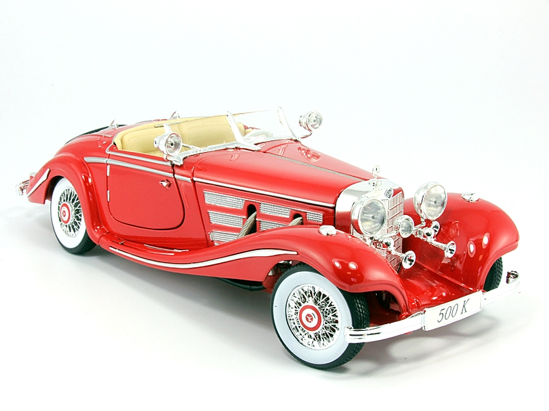 1:18-Scale Mercedes-Benz 500K Special Roadster Diecast Car