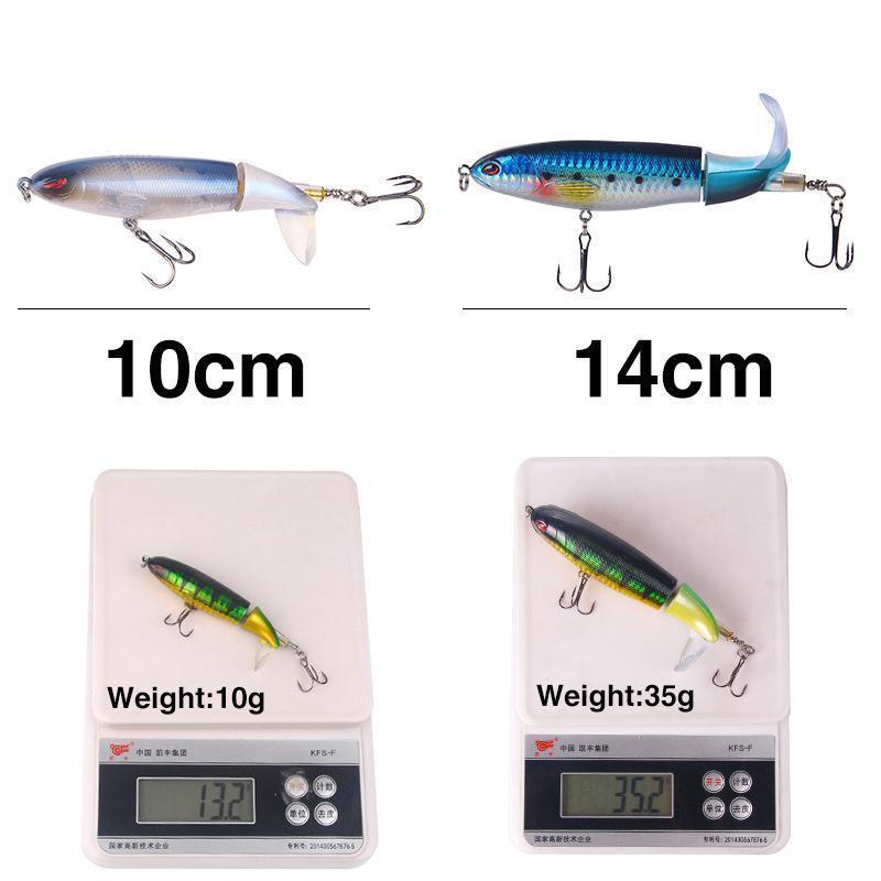 Floating Rotating Tail Lures Hard Bait