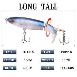 Floating Rotating Tail Lures Hard Bait