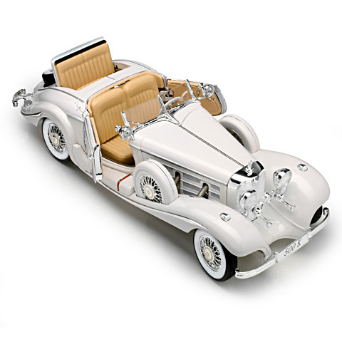 1:18-Scale Mercedes-Benz 500K Special Roadster Diecast Car