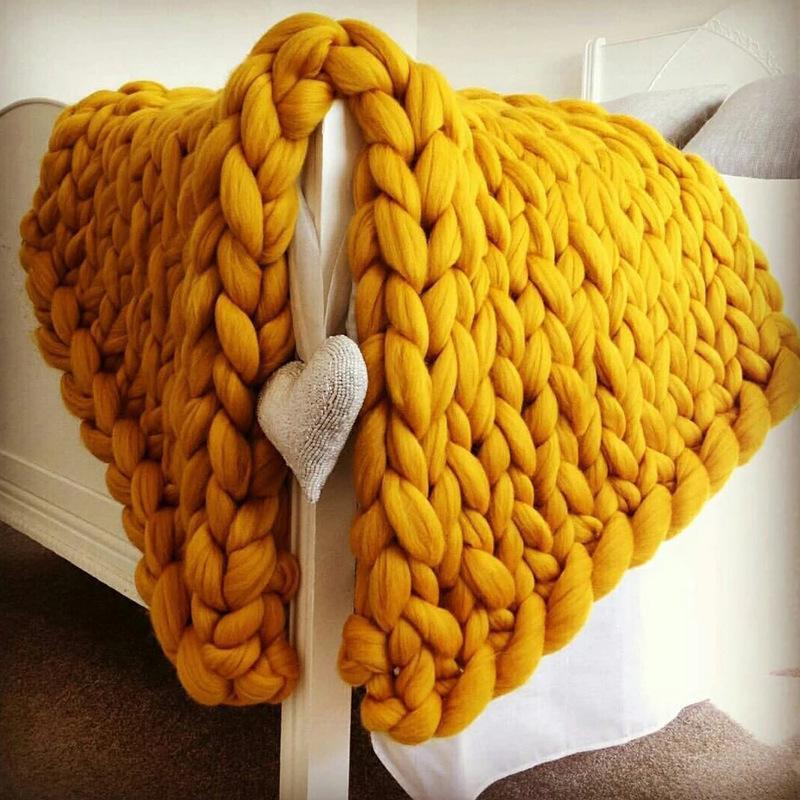 🔥Christmas Sale🔥Chunky Knit Blanket