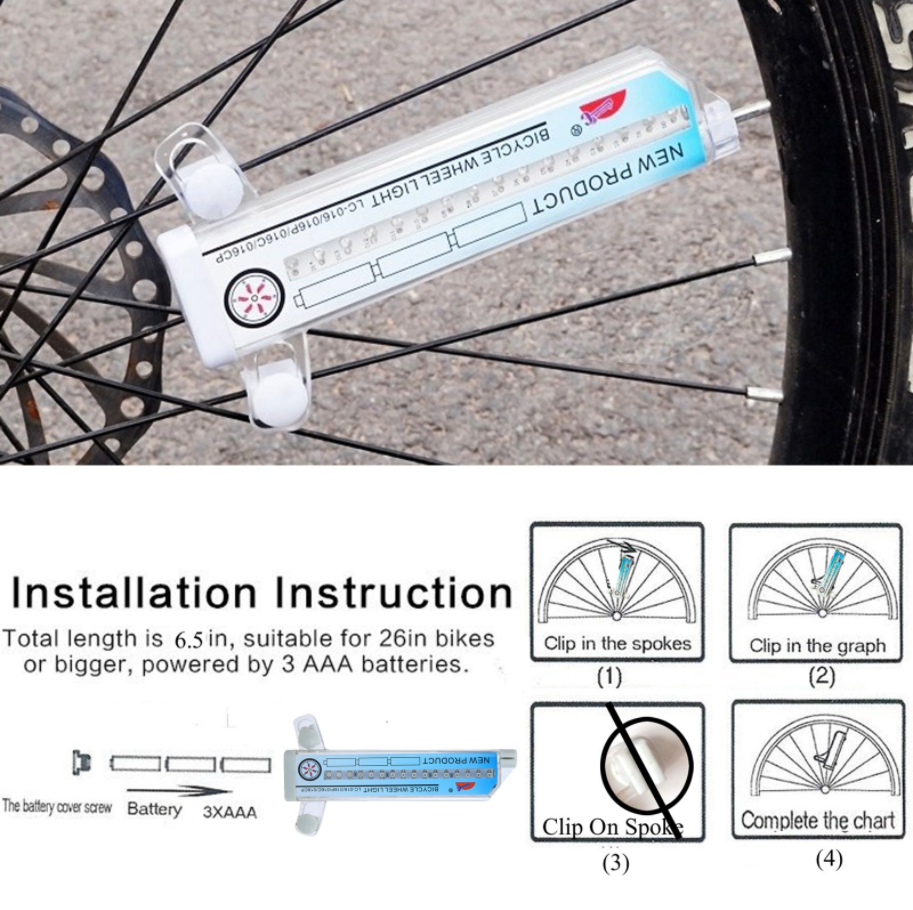 BICYCLE SPOKE LED LIGHTS(Recommended To Buy 2)
