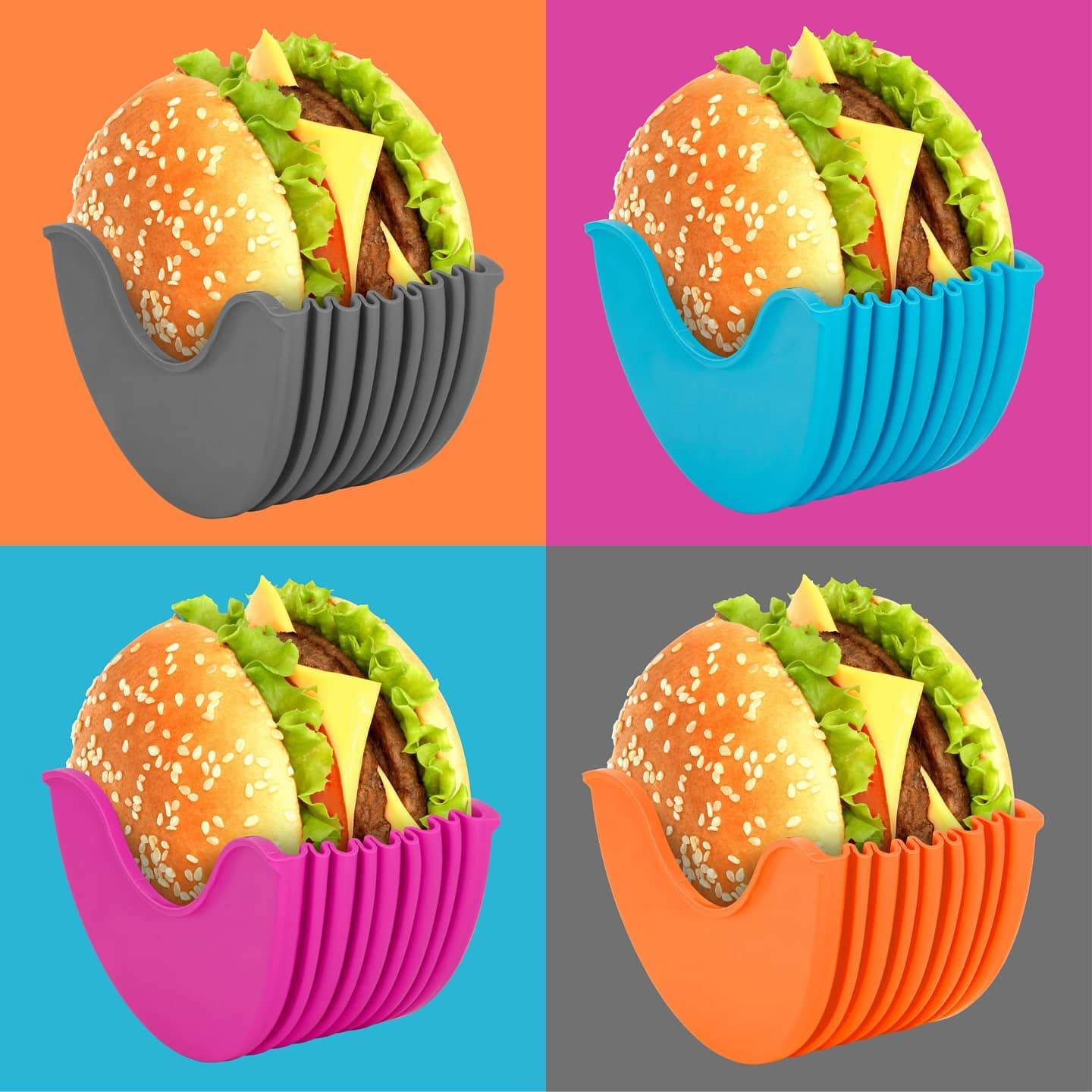 Genius Hamburger Holder