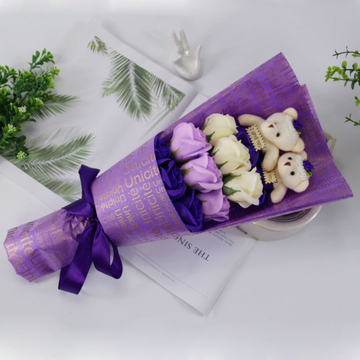 💝Valentine's Days HOT SALE💝Plush Bear Bouquet(Free Shipping)