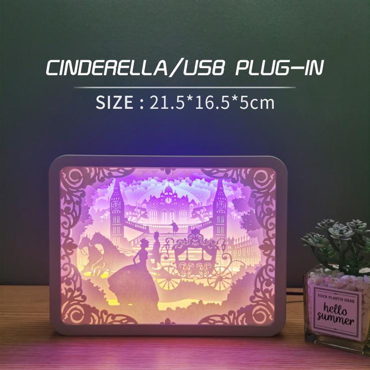 3D LED Paper Night Lamp