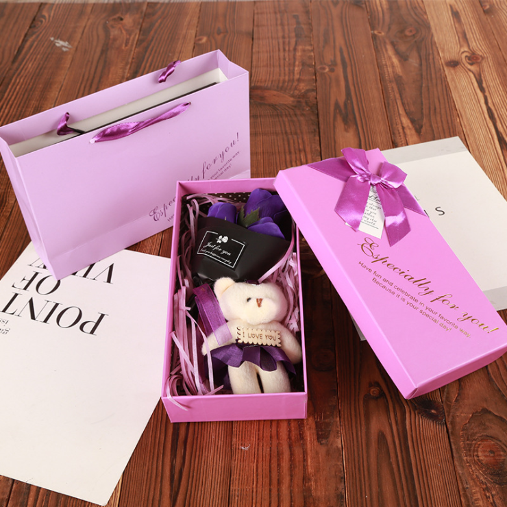 💝Valentine's Days HOT SALE💝Rose Bouquet&Plush Bear