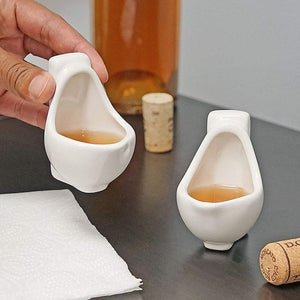 🔥Christmas Hot Sale🔥Novelties Party Ceramic Wine Glasses (Set Of 2)