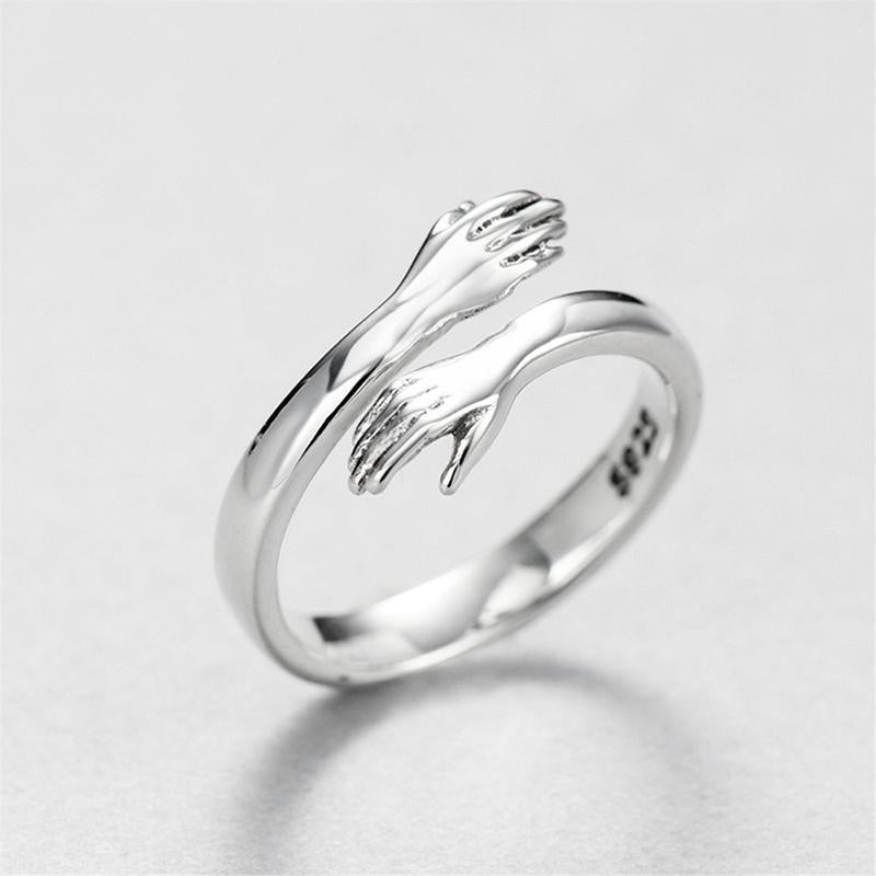 Couple hug ring