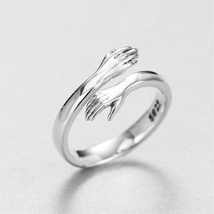 Couple hug ring