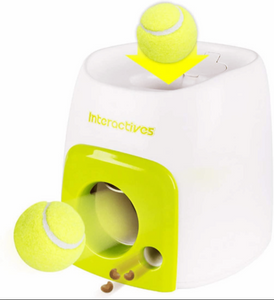AUTOMATIC INTERACTIVE DOG TENNIS BALL LAUNCHER